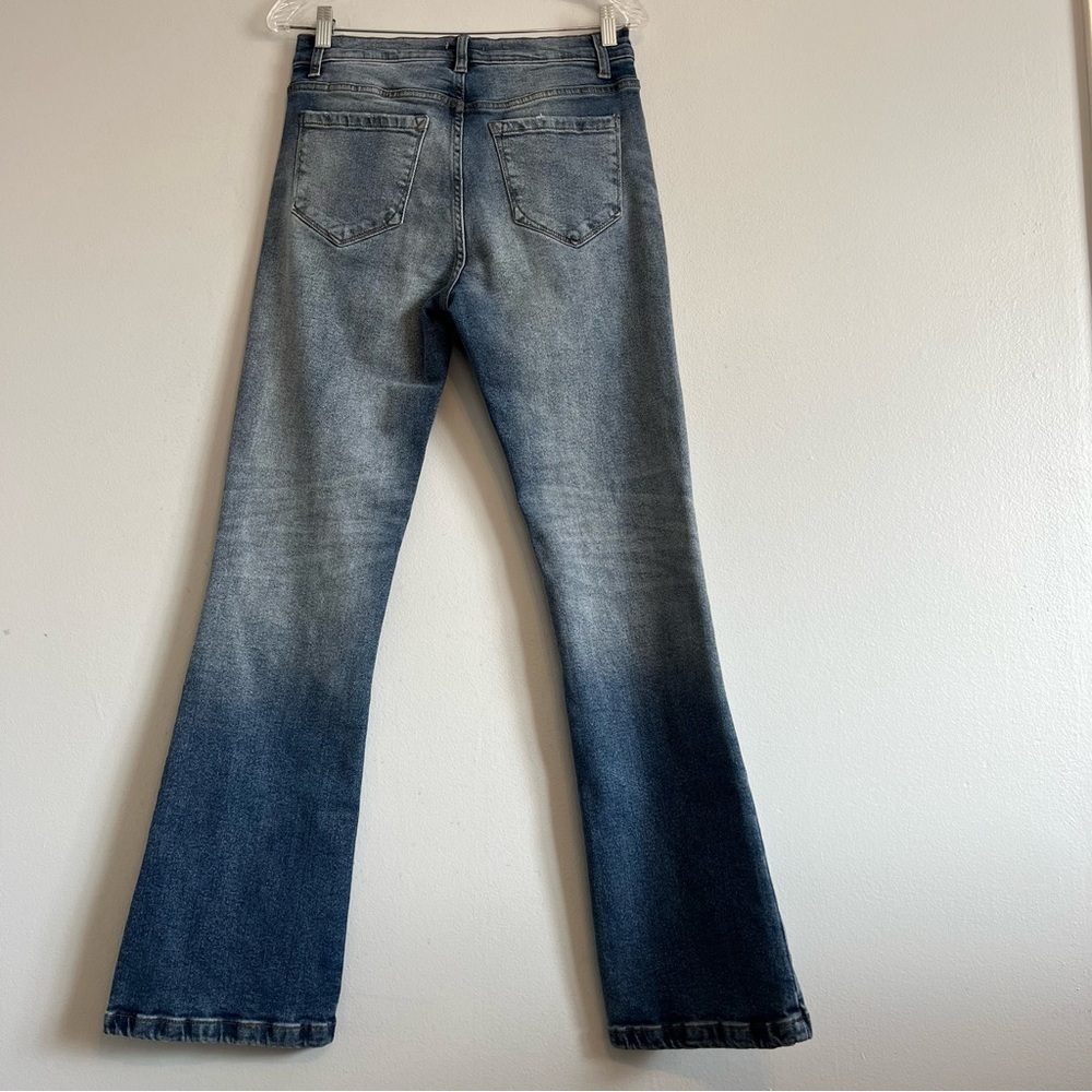 Kensie Womens The Tessa High Rise Bootcut Jeans Sz 28 Whisker Denim - Picture 8 of 9